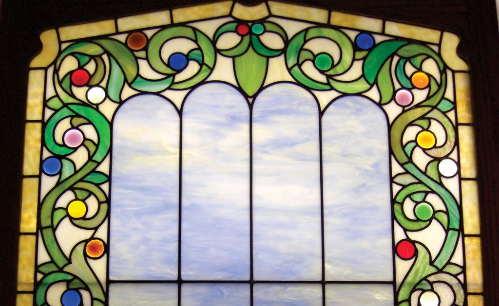 stained glass window from Studio J